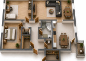 Rezervované. ViP. 3-izbový byt Zvolen, 81 m², balkón, - fotografia 14