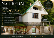 ViP. Chata Kováčová, celoročné bývanie, víkendy aj prenájom - fotografia 1